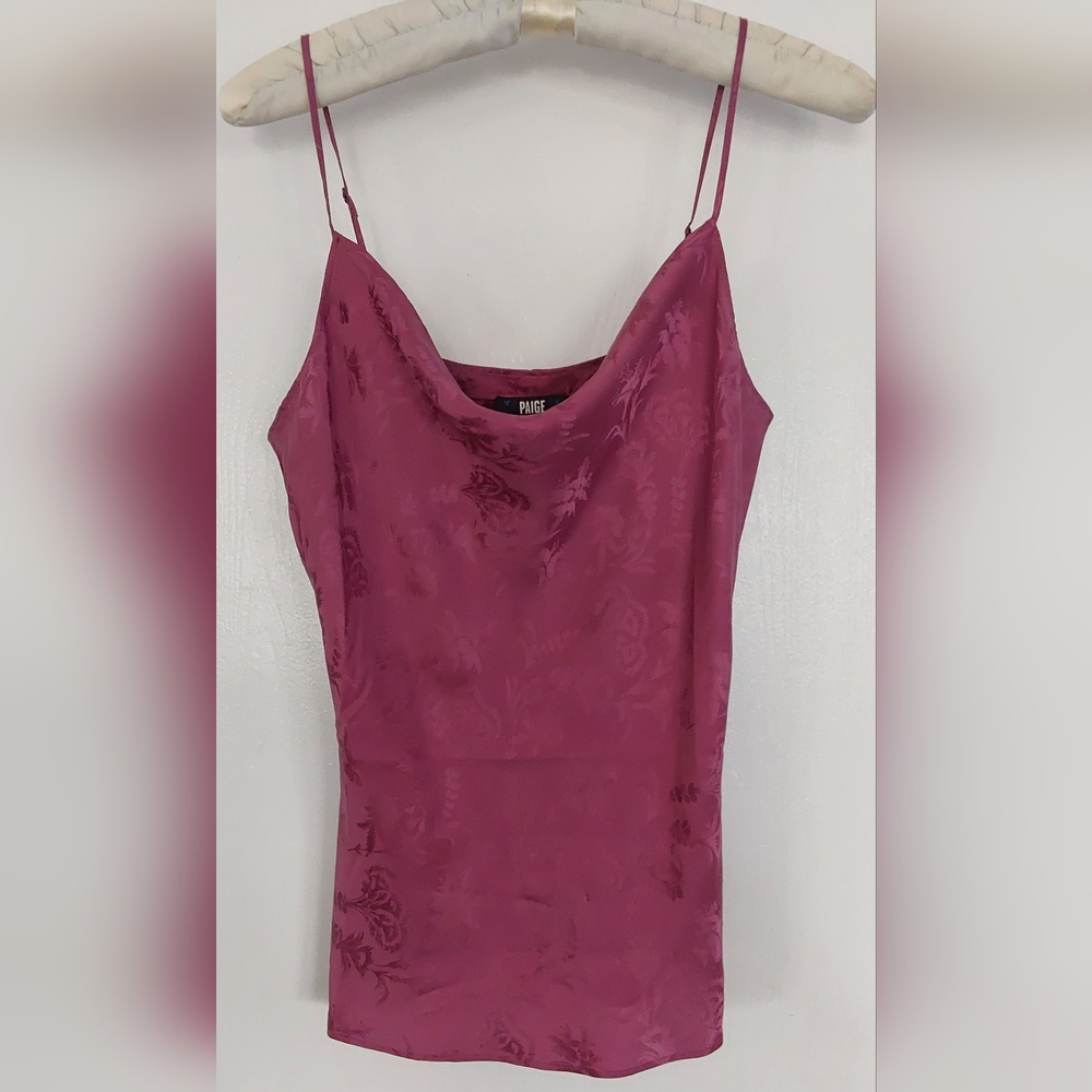 NWT...PAIGE GIOVANNA FLORAL JACQUARD CAMI M